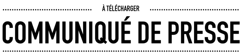 communiqué de presse