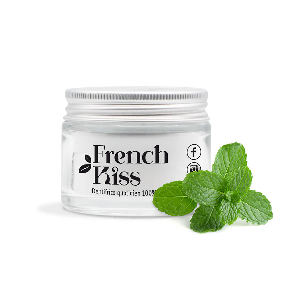 Dentifrice solide en poudre French Kiss (pot de 30g)